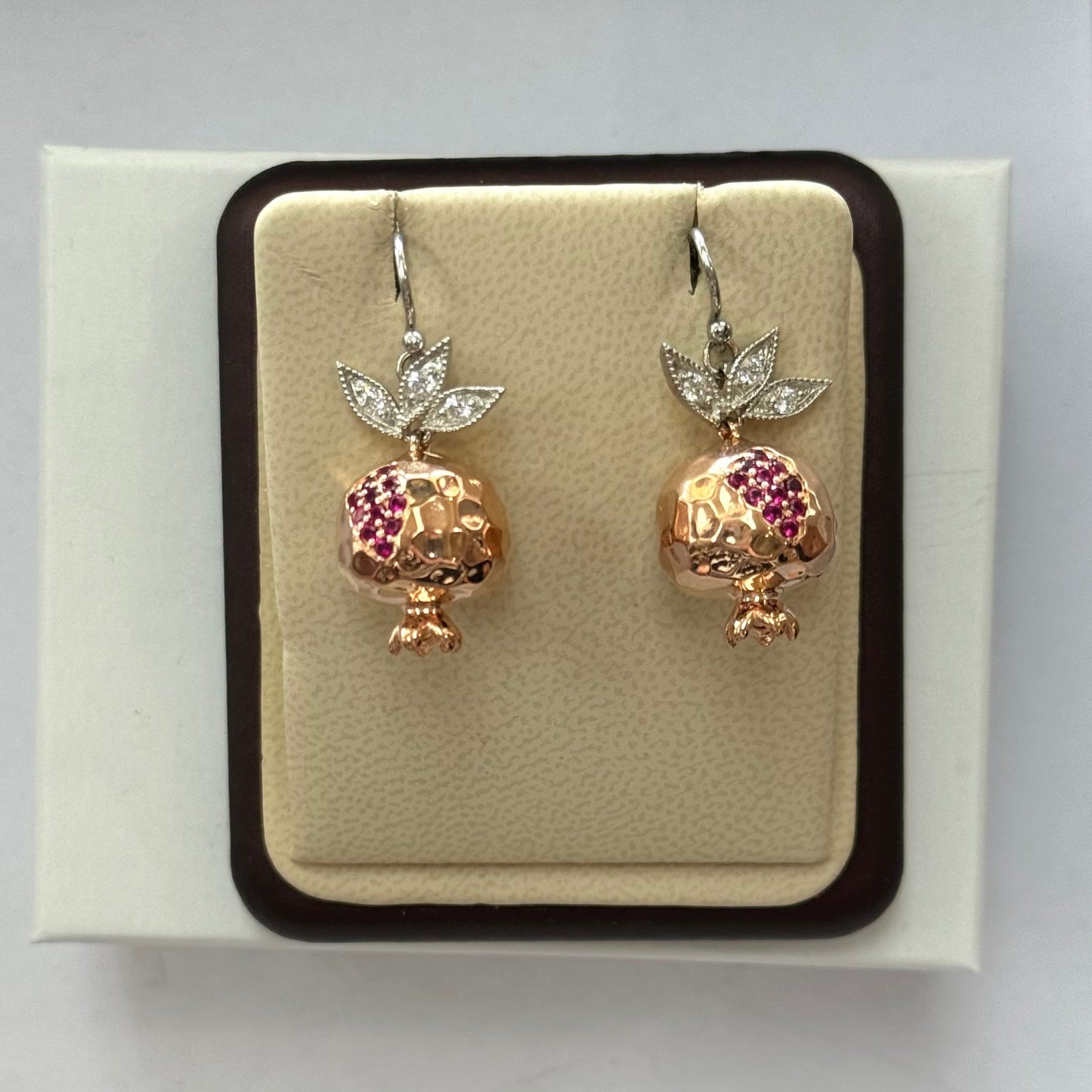 "Hasmik" Pomegranate Earrings #050/#051