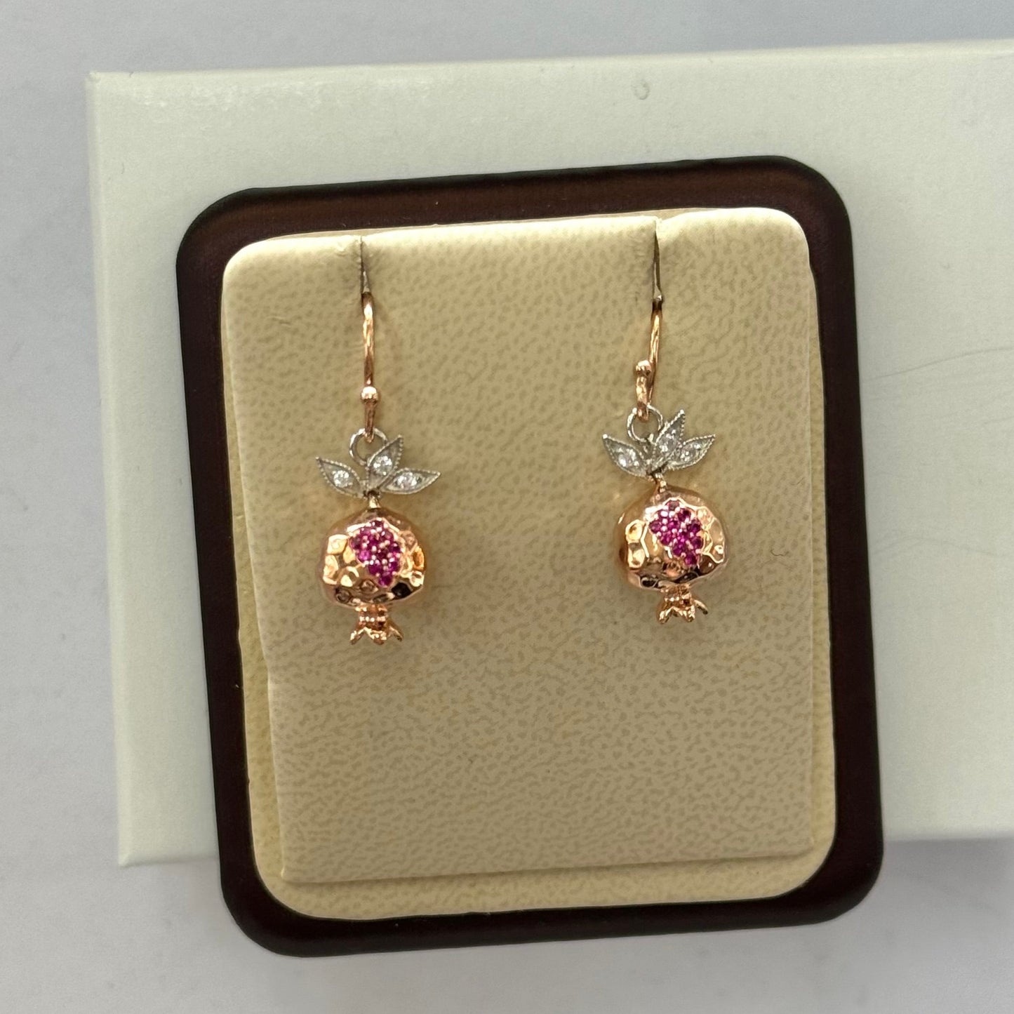 "Hasmik" Pomegranate Earrings #050/#051