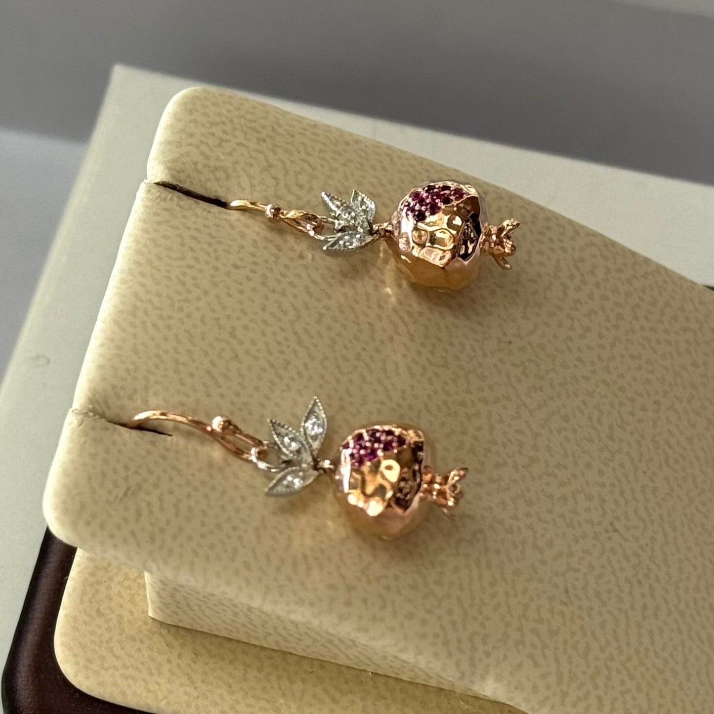 "Hasmik" Pomegranate Earrings #050/#051