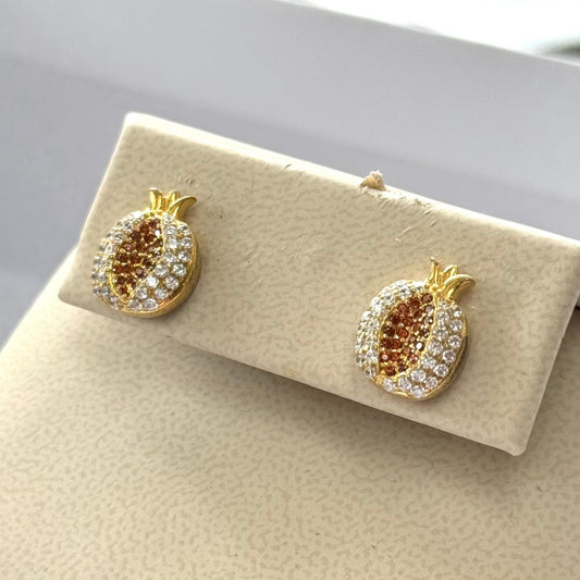 "Anna" Pomegranate Earrings #024/#025/#026