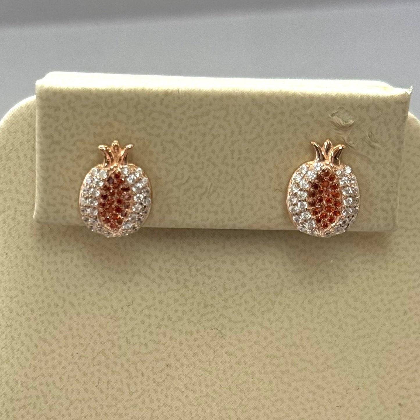 "Anna" Pomegranate Earrings #024/#025/#026