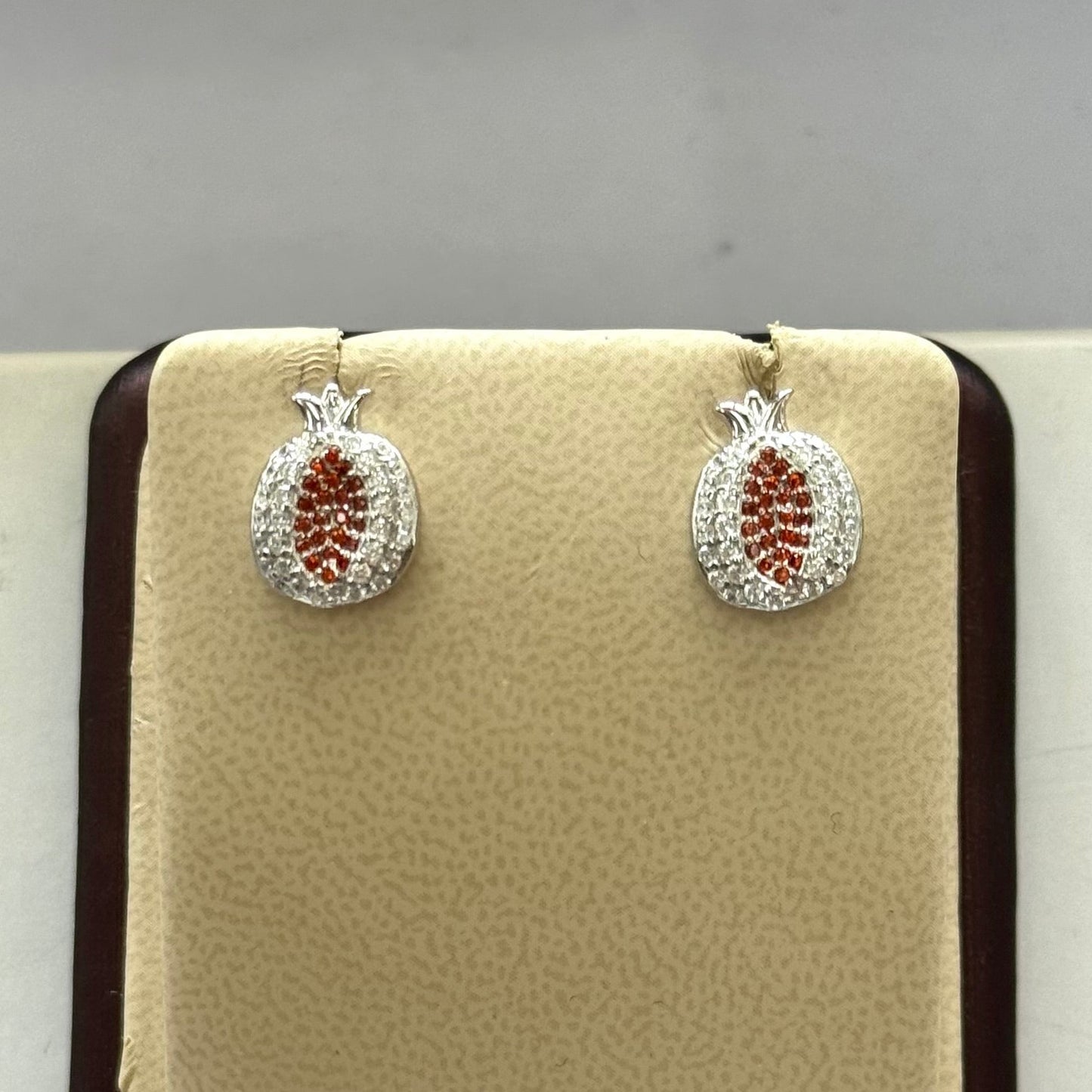 "Anna" Pomegranate Earrings #024/#025/#026