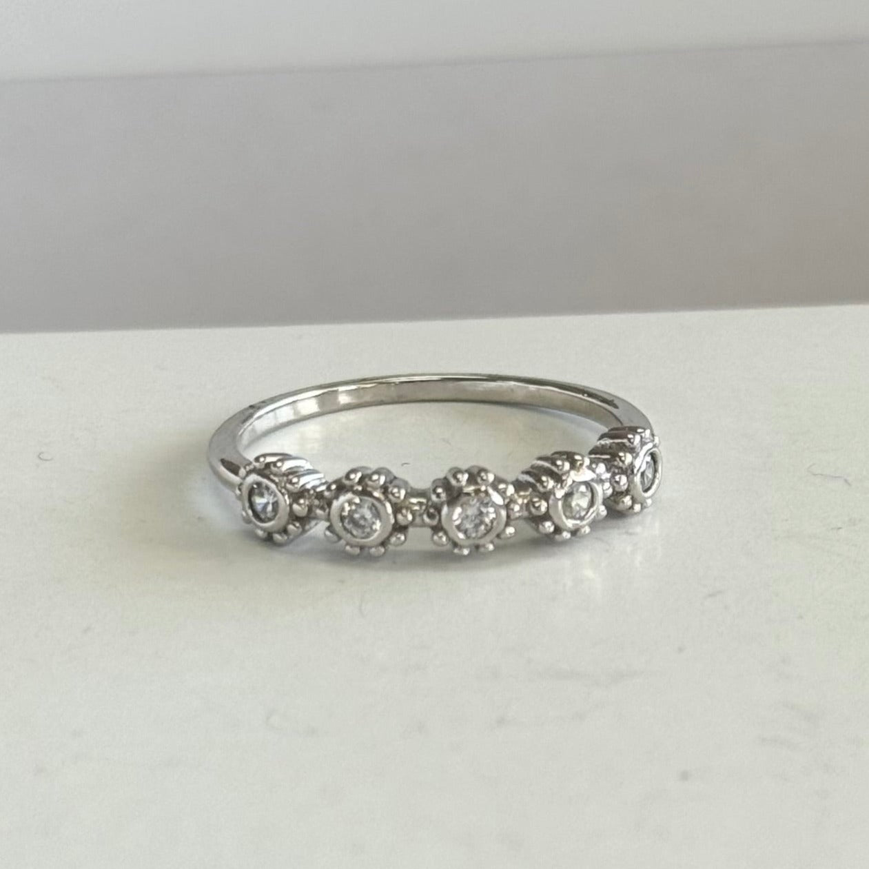 Colorful Silver ring