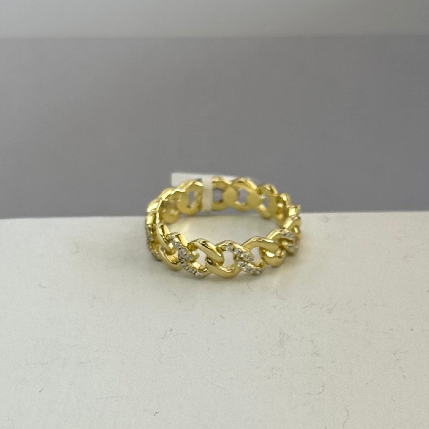 Gold Plated Cuban Link ring