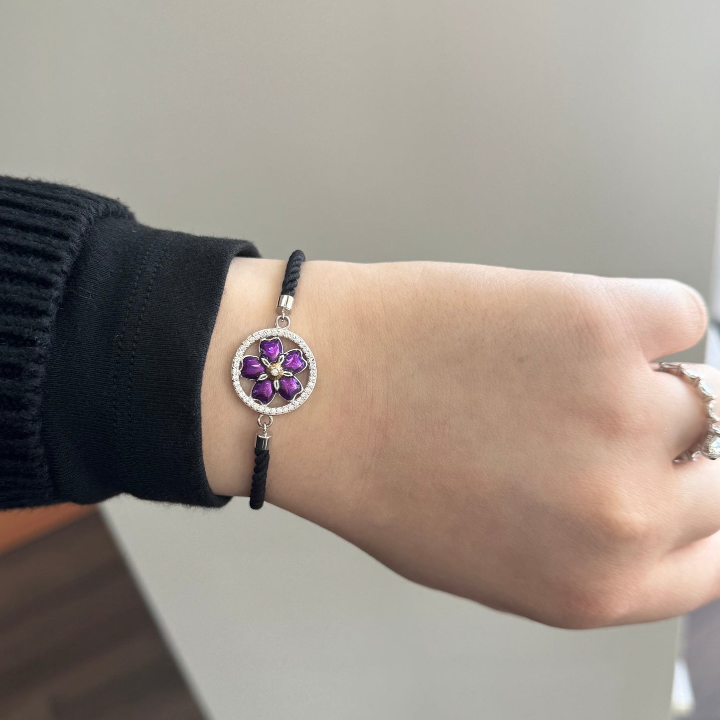 Promise Flower rope bracelet #331