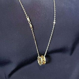 #1377 Love Hope Faith Silver Pendant