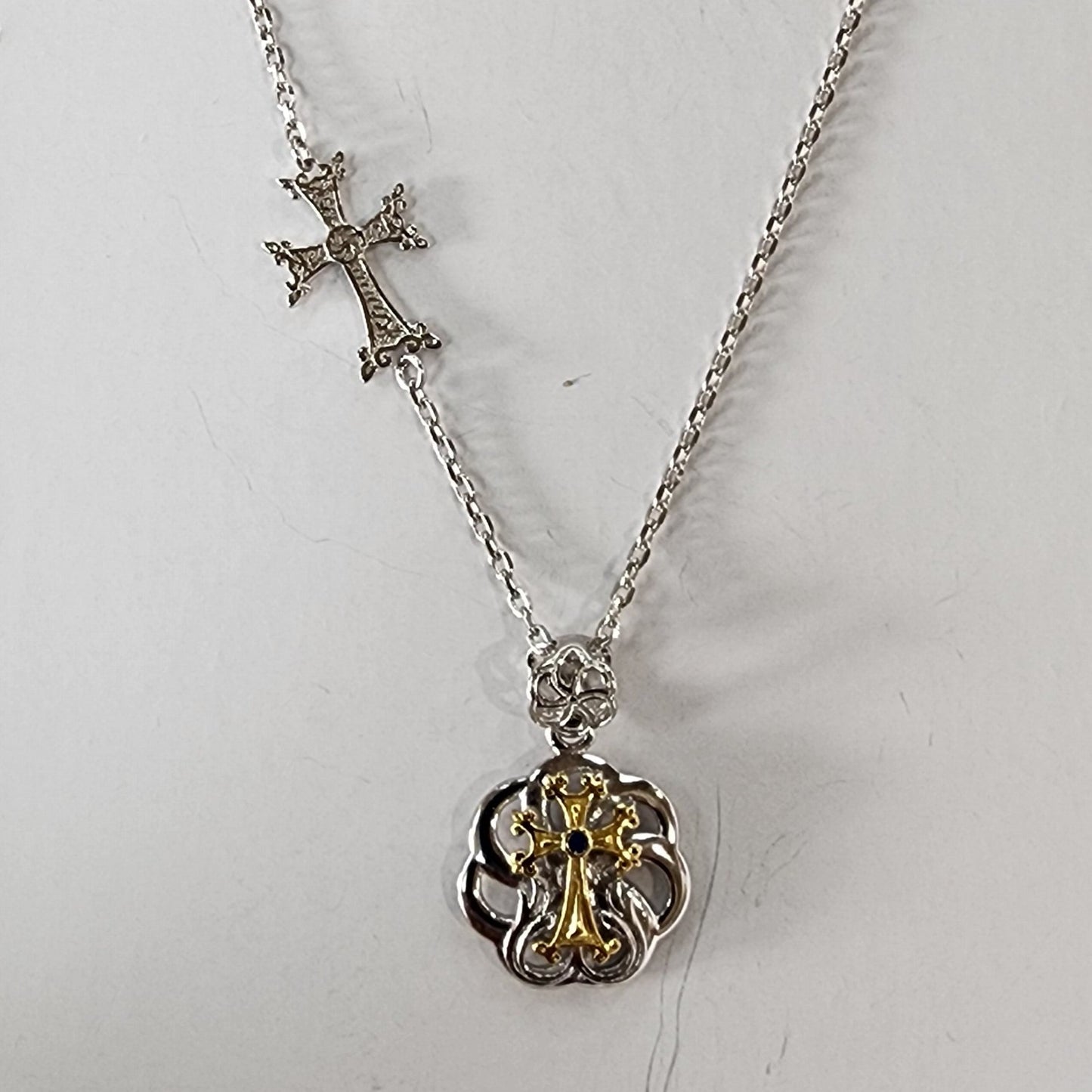 Woman's Cross necklace chain
