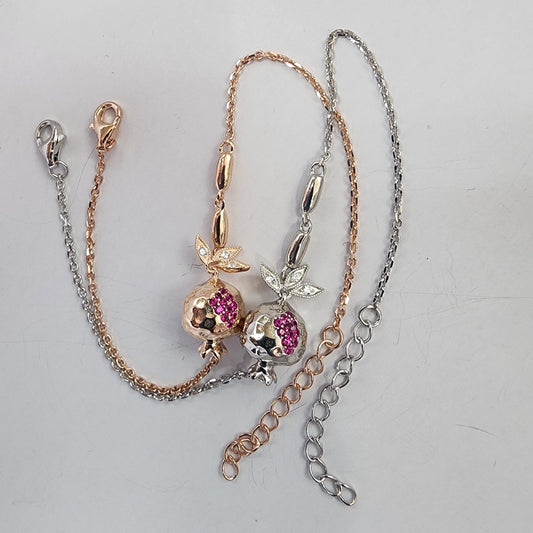 "Taguhi" Pomegranate Bracelet #120/#121