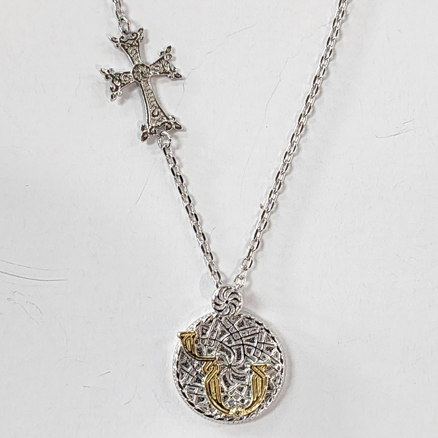 Woman's Cross necklace chain