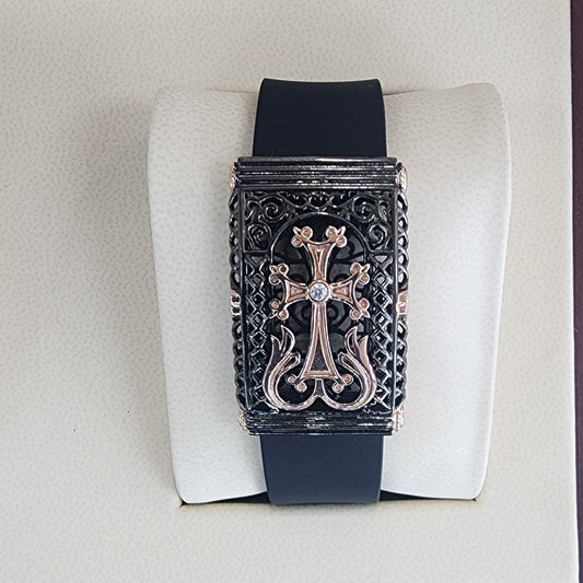 #1206 Natalie wrist band silver