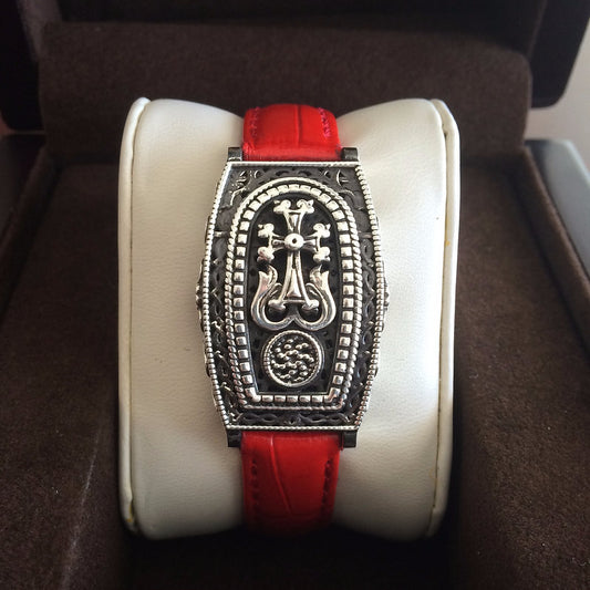 #1160 Nishan 14mm silver wrist band