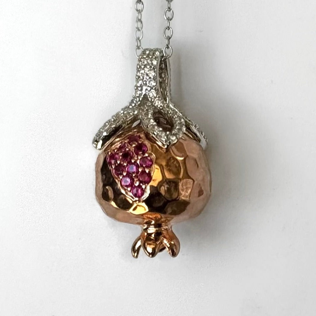 "Seda" Pomegranate Pave necklace #204
