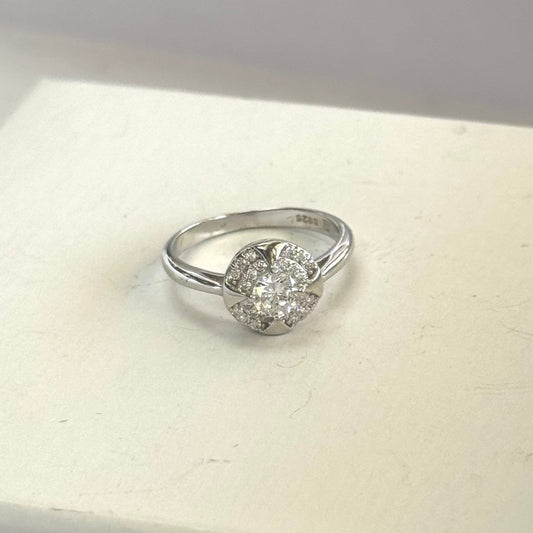 Circle Cubic Zirconia ring #260